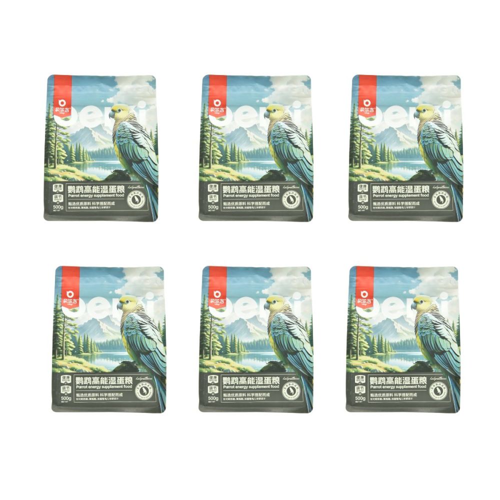 High-Energy Wet Egg Feed for Parrots  6  bags