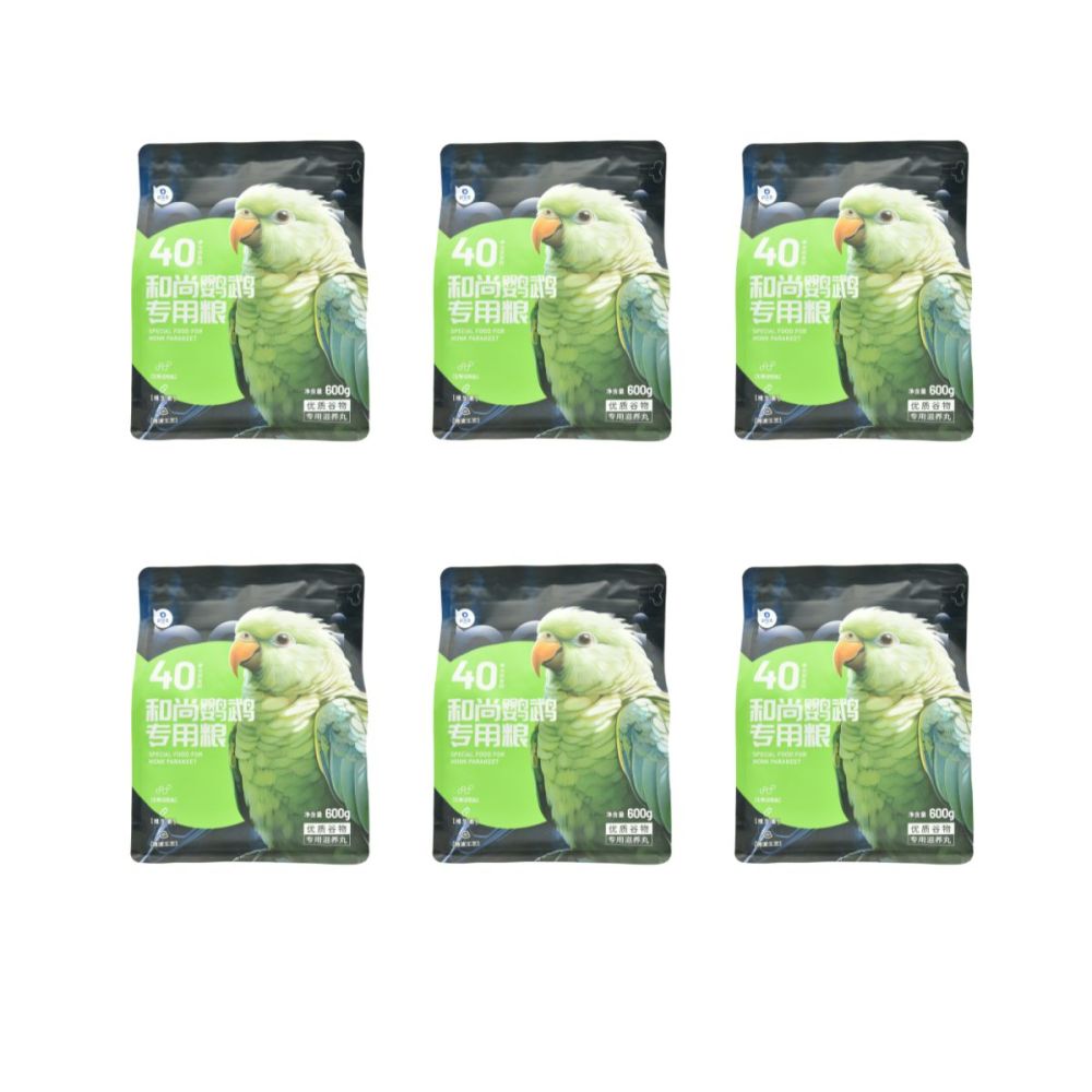 Specialized Feed for Quaker Parrots (Monk Parakeets) 6 bags