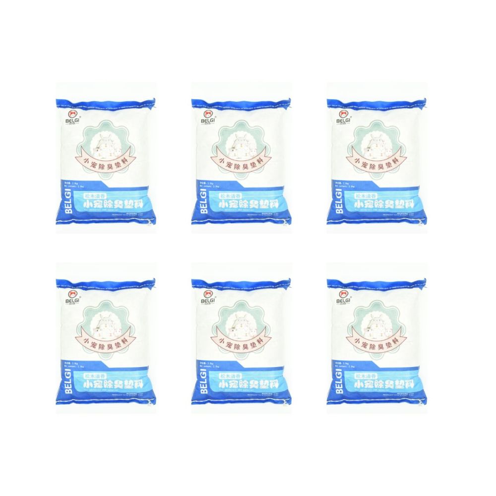 Small Pet Odor-Control Bedding  6 bags
