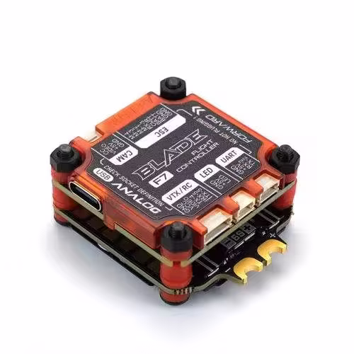 RUSHFPV RUSH BLADE V2 F722 Analog / Digital Flight Controller Extreme 60A 128K BLHELI32 4in1 ESC Stack Speedybee F405 V3