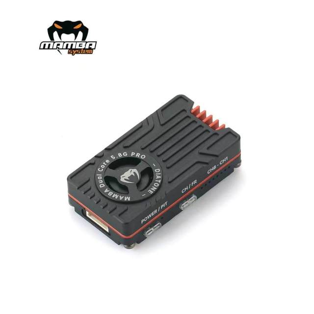 MAMBA 5.8G 2.5W Pro Dual Core Video Transmitter 2.5W High-power CNC Housing Inner Fan FPV Fixed-wing Long-distance