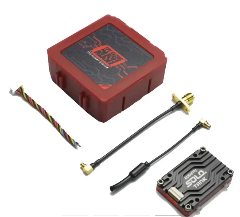 Rush Tank Solo 5.8G 1.6W 2 VTX FPV Transmitter CNC Shell Long Range for RC Drone MultiRotor FPV Drone Fpv Drone Vtx