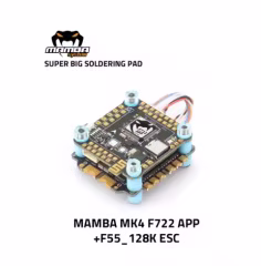 MAMBA MK4 Stack F722 APP Flight Controller &BLHeli_32 F45 F55 F65_128K 4in1 Brushless ESC DSHO1200 for FPV Drone