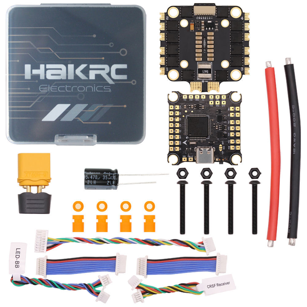 PFLY HAKRC F7V2 Stack 55A/65A/70A 4In1 ESC BLHeli-32-bit 30.5x30.5 F7230 V2 Flight Controller FPV Drones