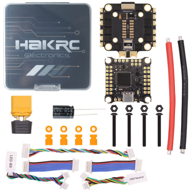 PFLY HAKRC F7V2 Stack 55A/65A/70A 4In1 ESC BLHeli-32-bit 30.5x30.5 F7230 V2 Flight Controller FPV Drones