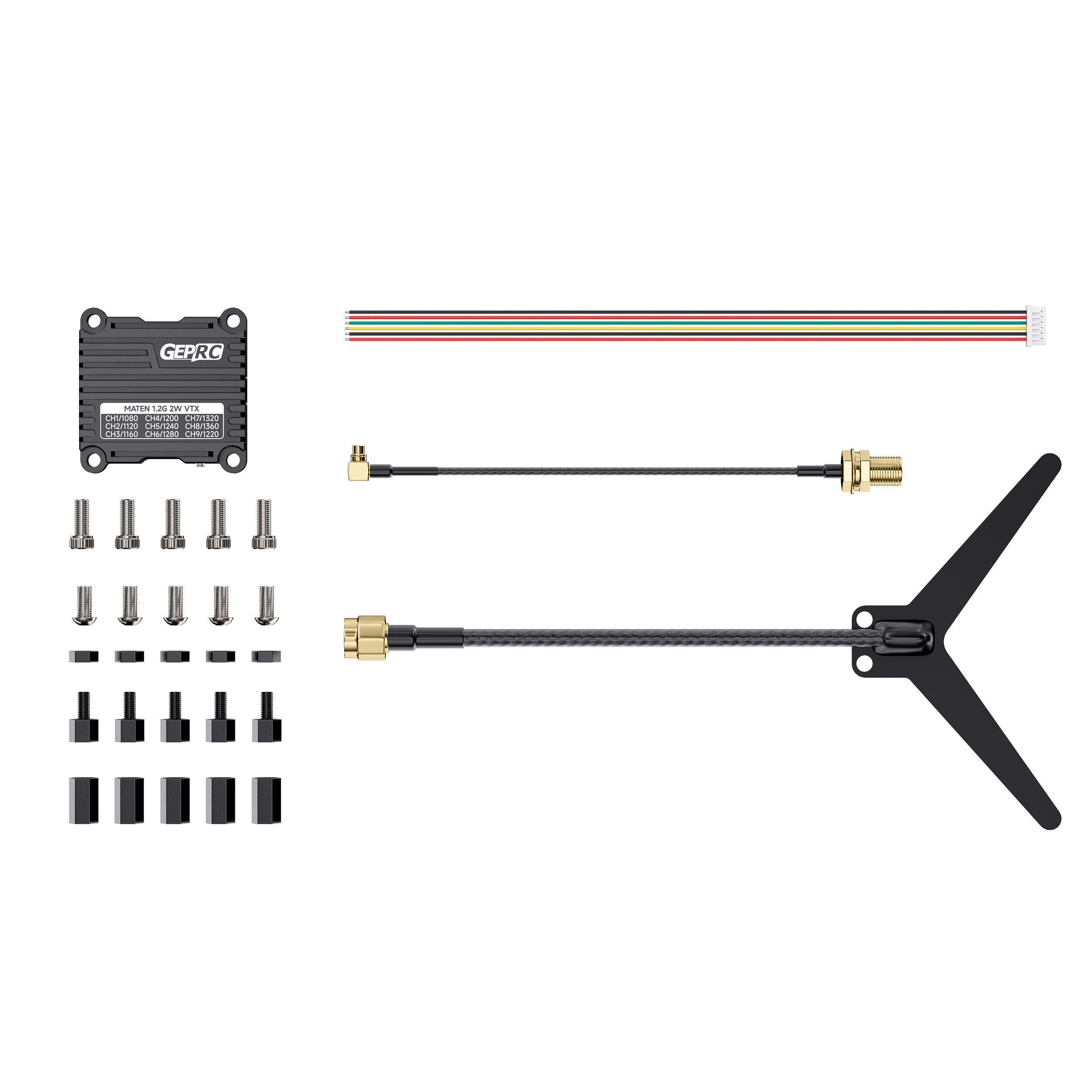 GEPRC MATEN 1.2G 2W VTX for FPV Racing Drone Video Transmitter M3 Drones Accessories Fpv Drone Vt