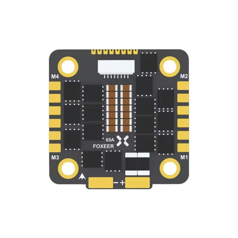 Foxeer Reaper F4 128K 65A BLHELI32 4in1 Brushless ESC 3-8S DSHOT1200 for Flight Controller Stack RC FPV Racing Drone