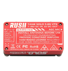 Rush Tank Solo 5.8G 1.6W 2 VTX FPV Transmitter CNC Shell Long Range for RC Drone MultiRotor FPV Drone Fpv Drone Vtx