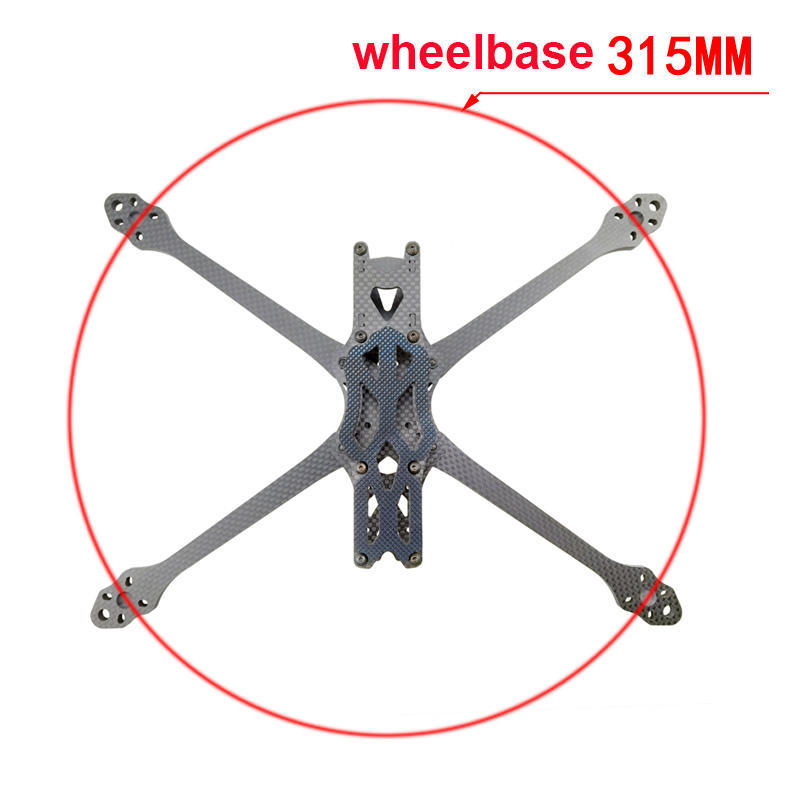 PFLY APEX 7inch 315mm Carbon Fiber Quadcopter Frame Kit 5.5mm Arm for APEX FPV Freestyle RC Racing Drone Models