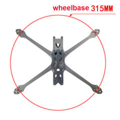 PFLY APEX 7inch 315mm Carbon Fiber Quadcopter Frame Kit 5.5mm Arm for APEX FPV Freestyle RC Racing Drone Models