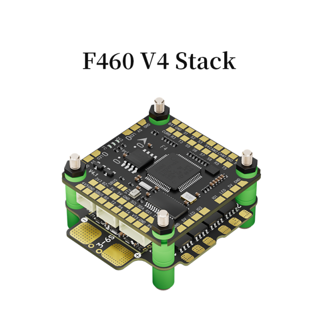 PFLY Aocoda F460 F405 V4 60A AM32 Stack ESC/FC Flight Controller for RC FPV Drone