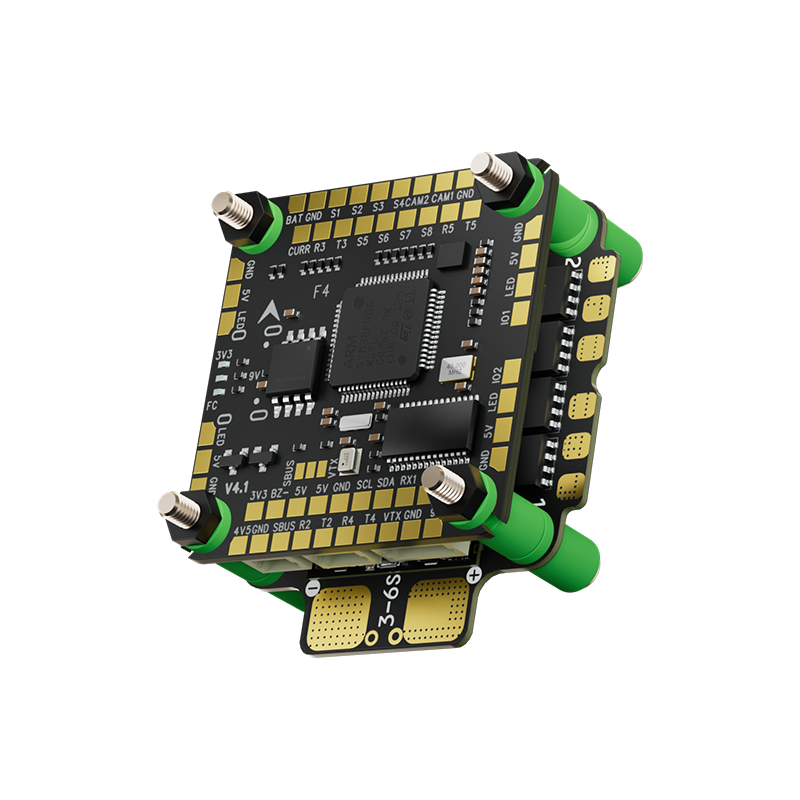 PFLY Aocoda F460 F405 V4 60A AM32 Stack ESC/FC Flight Controller for RC FPV Drone