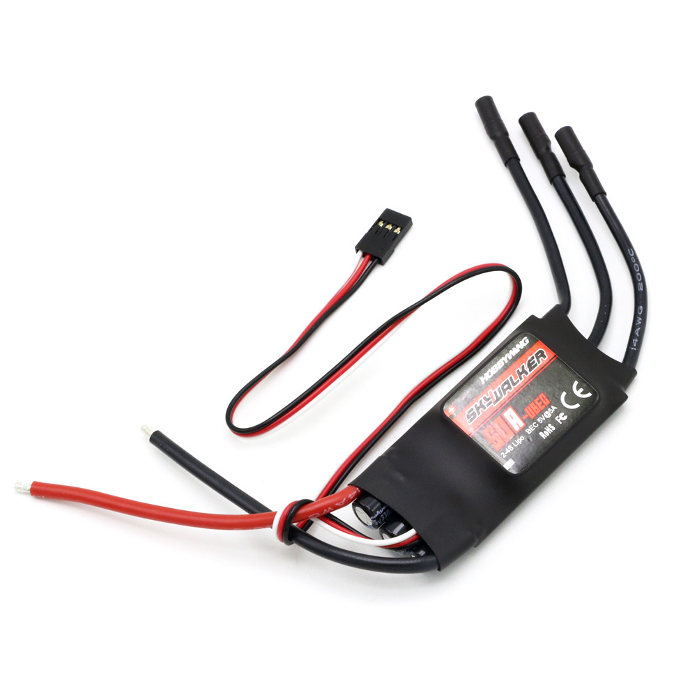 Hobbywing Skywalker 40A 50A 60A 80A 15A 20A 30A ESC Speed Controller With UBEC for FPV Drone