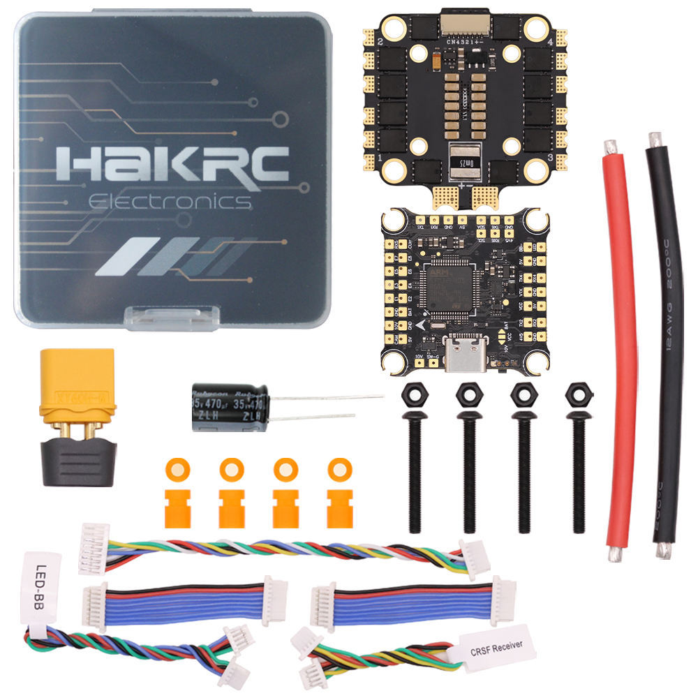 HAKRC F4V3 55A65A70A Stack F405 V3 ESC Flight Controller for RC FPV Drone