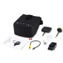 800D 5 Inch 40ch 5.8ghz FPV Goggles with Built in DVR and Split Monitor Desig