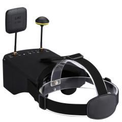 800D 5 Inch 40ch 5.8ghz FPV Goggles with Built in DVR and Split Monitor Desig