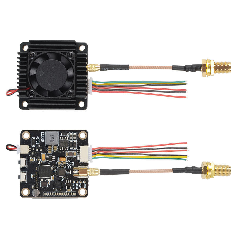 AKK Ultra Long Range VTX 4.9G/5.8G 3W up to 10Km VTX with Fan MIC Smartaudio 30.5*30.5mm for RC FPV Drone Fpv Drone Vtx
