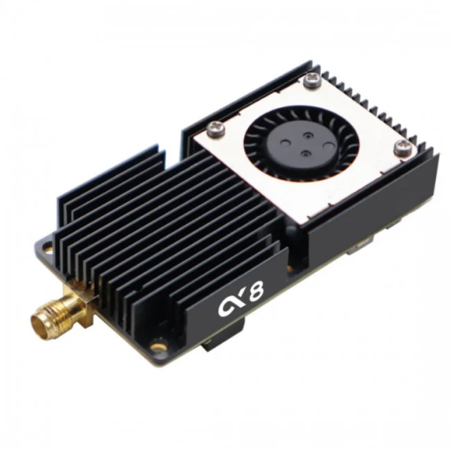 AKK Alpha 8 8W VTX - 4.95.8GHz 80CH 8W 5W 3W 1W Power Switchable FPV Video Transmitter