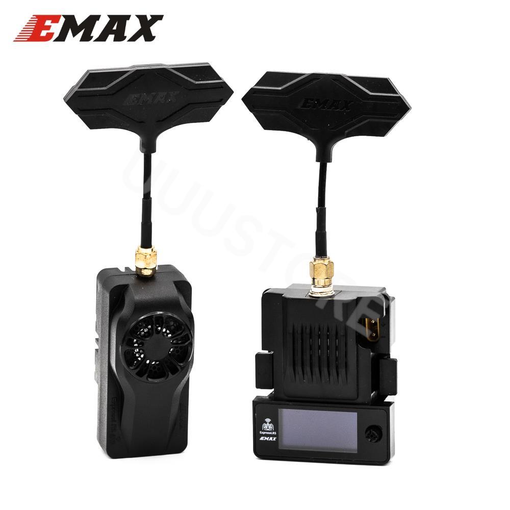 EMAX Aeris Link 1W ExpressLRS ELRS 2.4GHz 915MHz RF TX Module Receiver With Cooling Fan OLED for RC Airplane FPV Drone