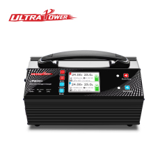 Drone Charger UP600+ 1200W Dual Channels 25A Balance Smart 2-6S LiPo LiHV Charger