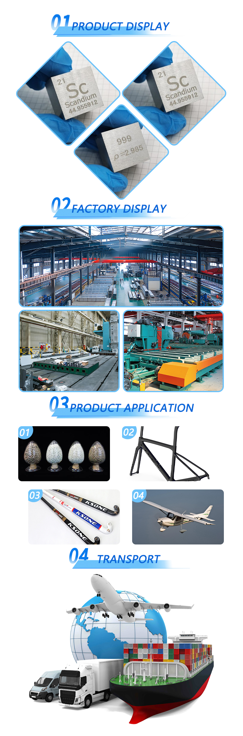 Scandium metal