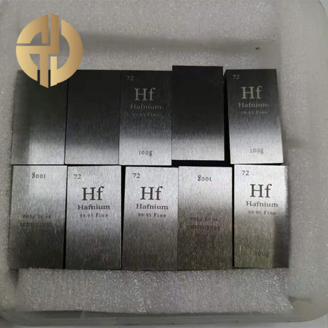 hafnium block
