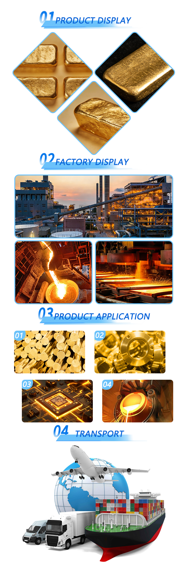 Gold ingots