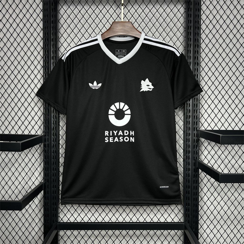 【FAN】24/25 AS Roma Black goalkeeper Jersey