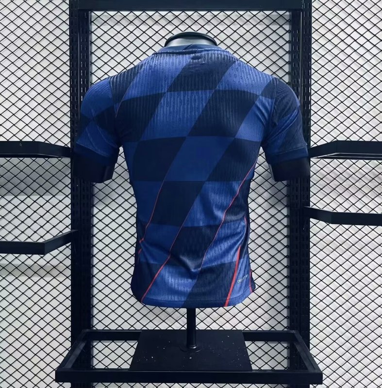 【 Player Version 】Croatia 2024/2025 Euro Away Jersey Player Version