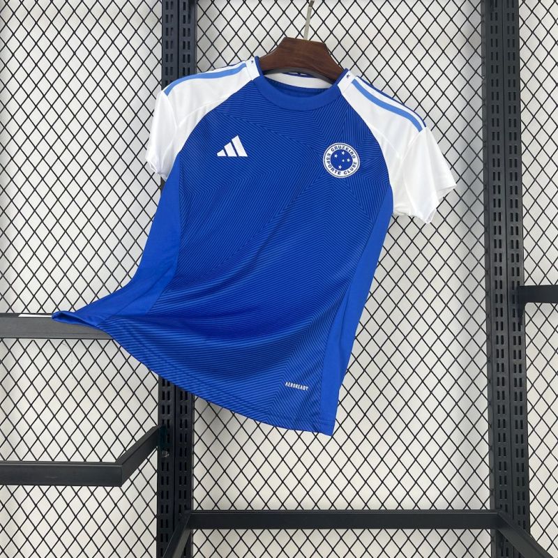 【 Women 】Cruzeiro 2025/2026 Home Womens Jersey