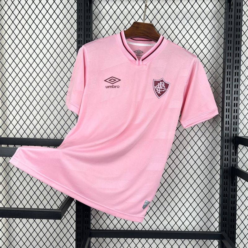 【 FAN 】Fluminense 2024/2025 Pink October Jersey