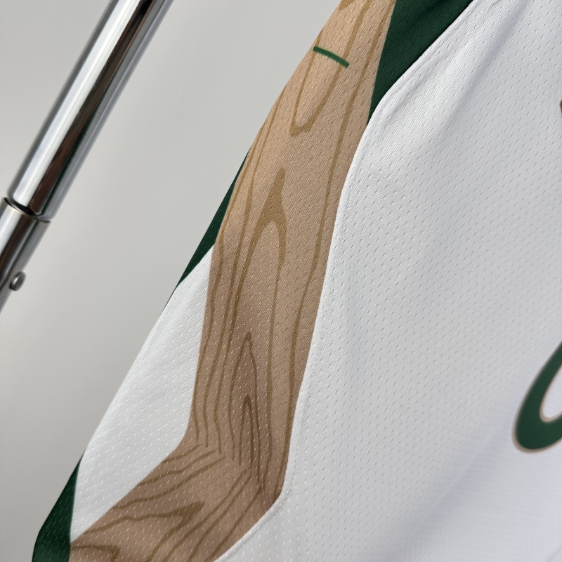 【 NBA 】Men’s 2024 Jayson Tatum White Team NO.0 Jersey – City Edition