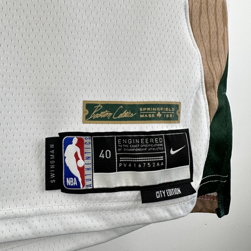 【 NBA 】Men’s 2024 Kristaps Porzingis White Team NO.8 Jersey – City Edition