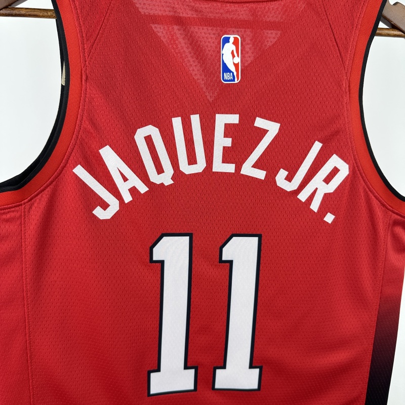 【 NBA 】Miami Heat season 2025 Jaquez Jr. Team Jersey NO.11  – City Edition