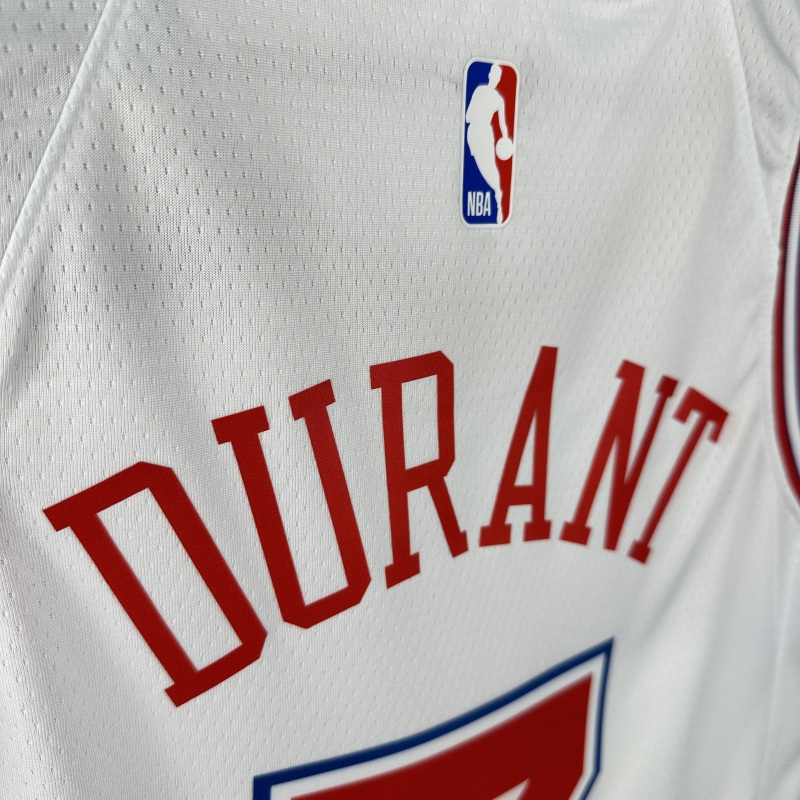 【 NBA 】Houston Rockets season 2024 DURANT Team Jersey NO.7 – City Edition