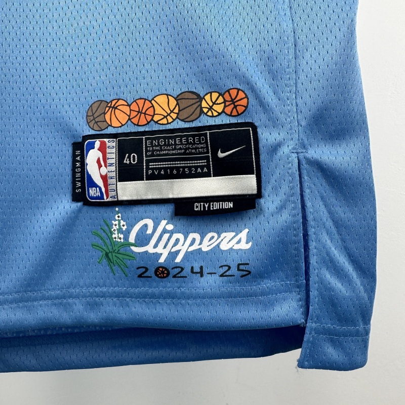 【 NBA 】Los Angeles Clippers season 2025 WESTBROOK Team Jersey NO.0 – City Edition