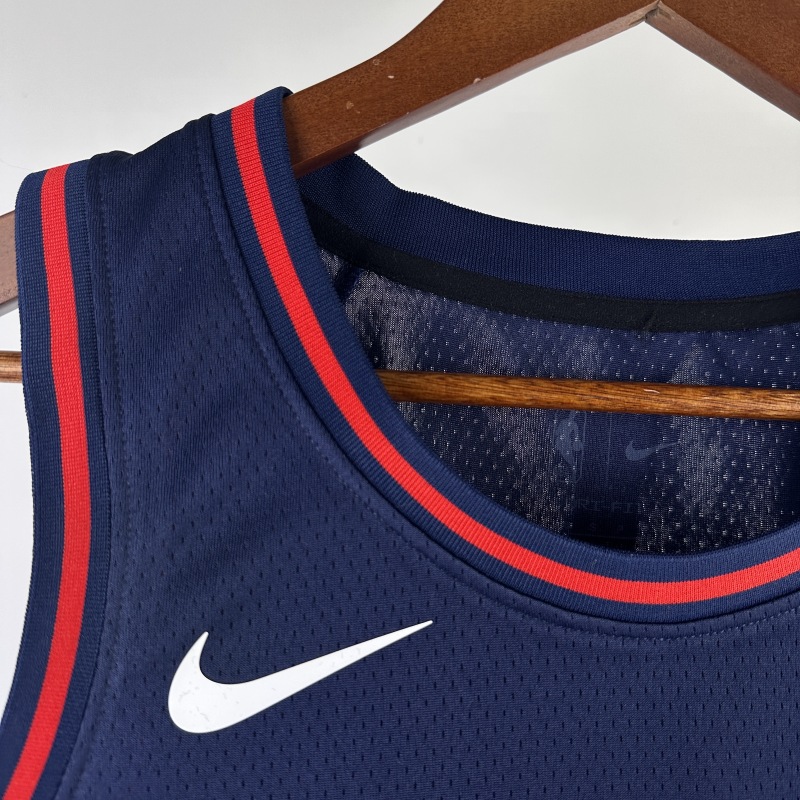 【 NBA 】Philadelphia 76ers season 2024 HARDEN Team Jersey NO.1 – City Edition