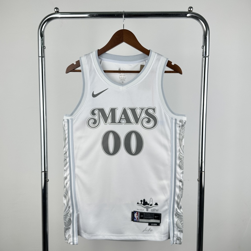 【 NBA 】Dallas Mavericks season 2025 CHRISTIE Team Jersey NO.0 – City Edition