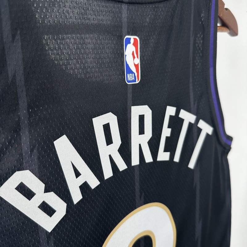【 NBA 】Toronto Raptors season 2025 BARRETT Team Jersey NO.9 – City Edition