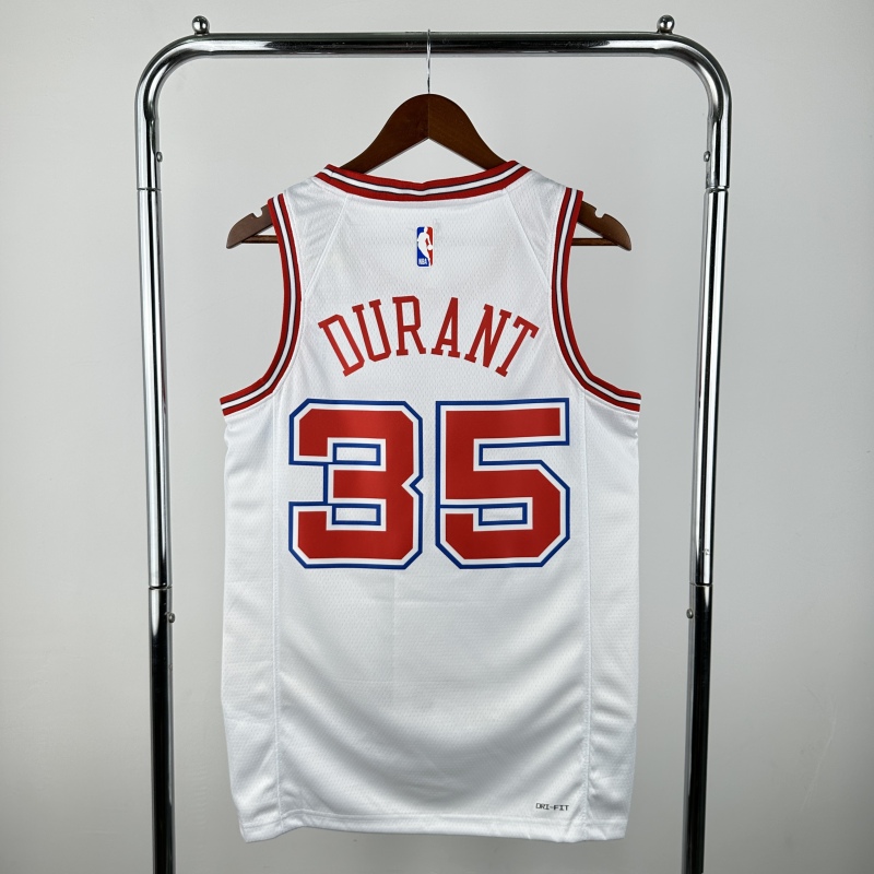 【 NBA 】Houston Rockets season 2024 DURANT Team Jersey NO.35 – City Edition