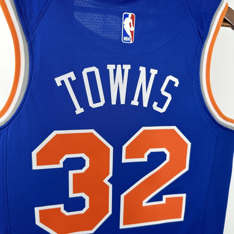 【 NBA 】New York Knicks season 2024 TOWNS Team Jersey NO.32  – City Edition