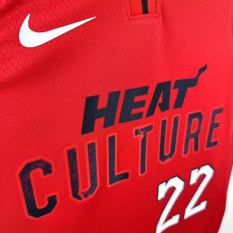 【 NBA 】Miami Heat season 2025 Butler Team Jersey NO.22  – City Edition
