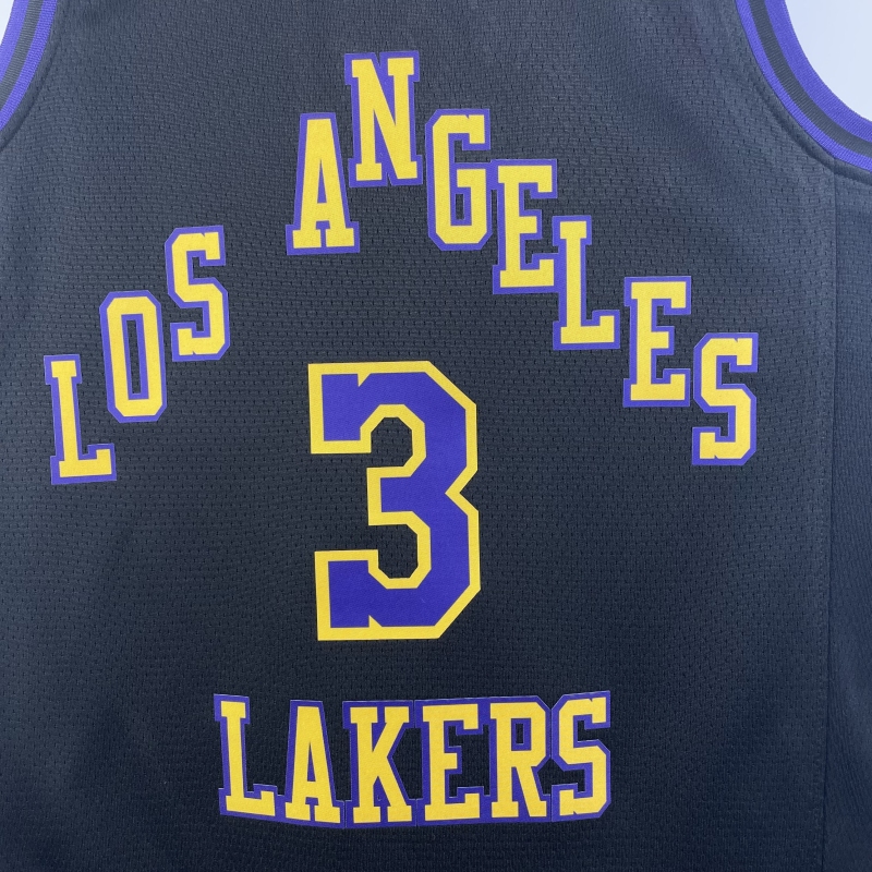 【 NBA 】Los Angeles Lakers season 2024 DAVIS Team Jersey NO.3 – City Edition