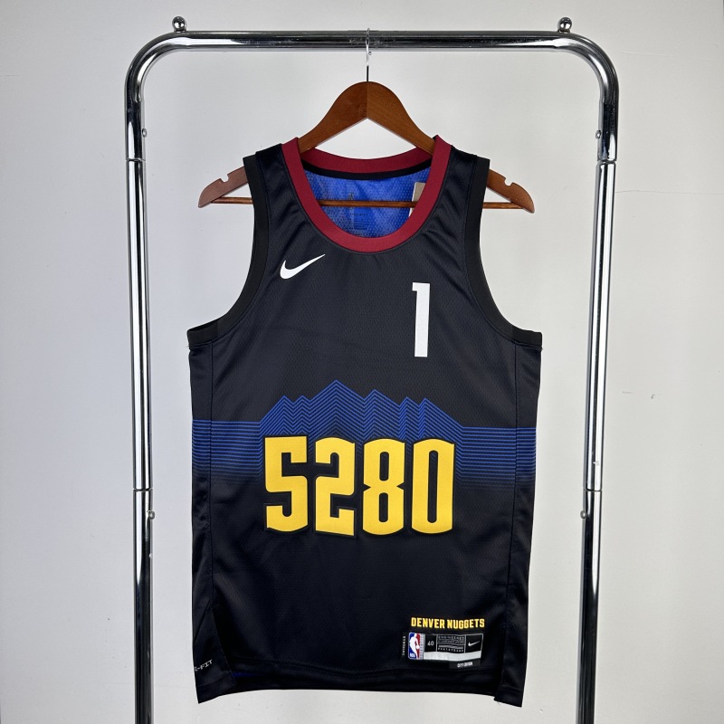 【 NBA 】Denver Nuggets season 2024 PORTER JR. Team Jersey NO.1 – City Edition