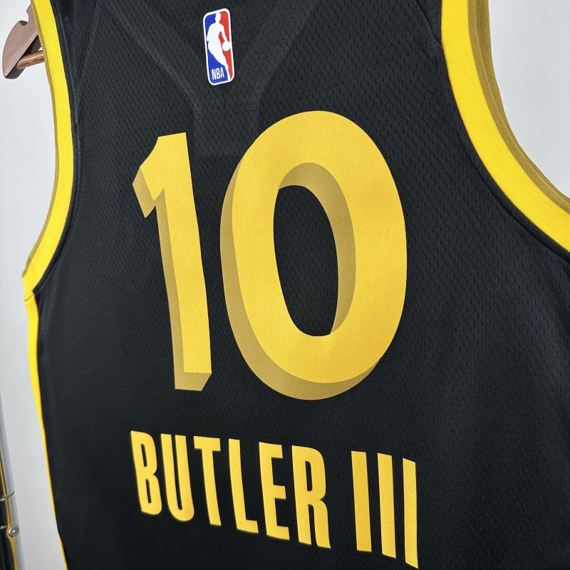 【 NBA 】Golden State Warriors season 2024 BUTLER III Team Jersey NO.10 – City Edition