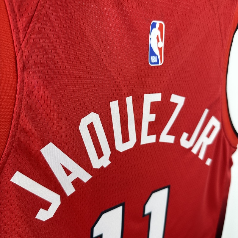 【 NBA 】Miami Heat season 2025 Jaquez Jr. Team Jersey NO.11  – City Edition