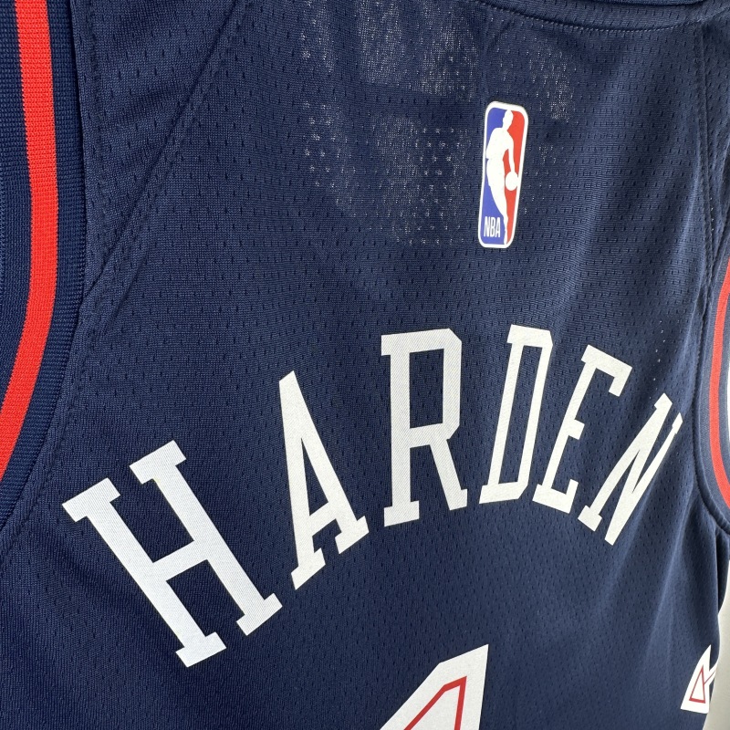 【 NBA 】Philadelphia 76ers season 2024 HARDEN Team Jersey NO.1 – City Edition