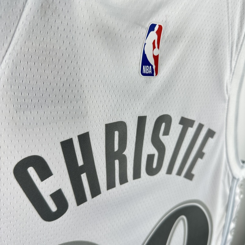 【 NBA 】Dallas Mavericks season 2025 CHRISTIE Team Jersey NO.0 – City Edition
