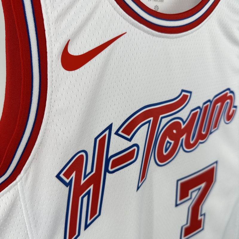 【 NBA 】Houston Rockets season 2024 DURANT Team Jersey NO.7 – City Edition