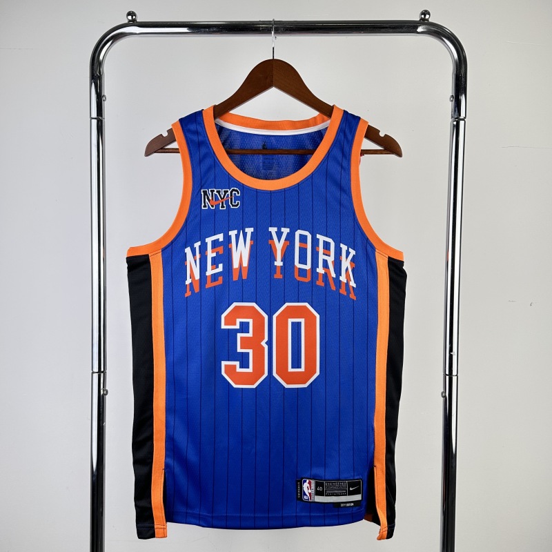 【 NBA 】New York Knicks season 2024 RANDLE Team Jersey NO.30  – City Edition